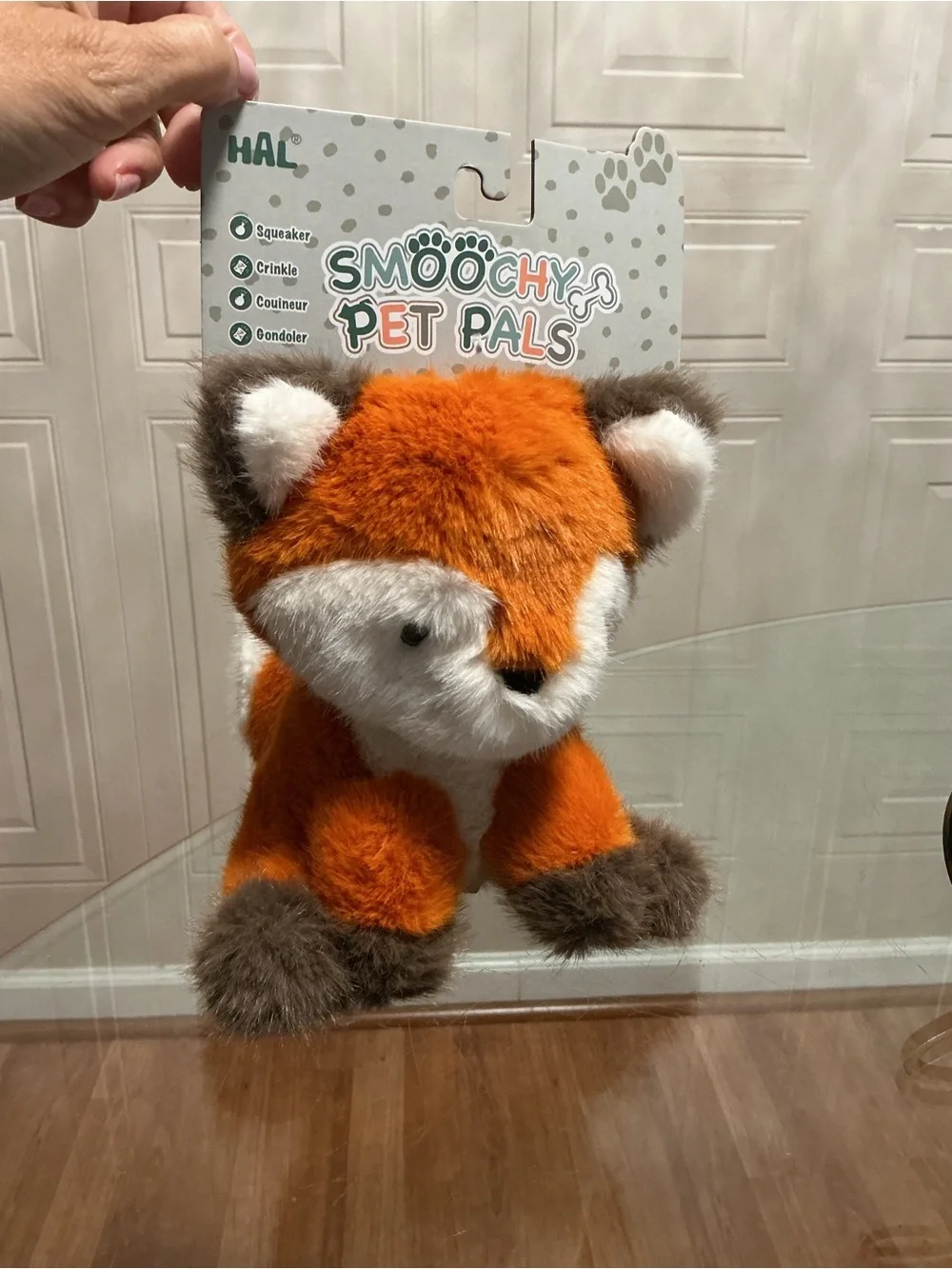 Brand New Hal Smoochy Very Cute Pet  Pals  ~ SqueakyCrinkle Dog Toy. 8”